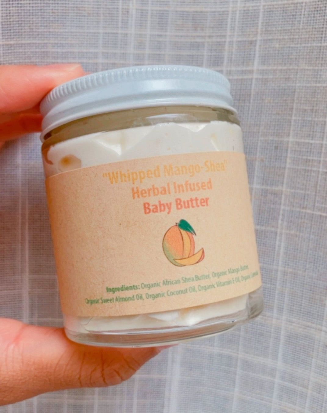“Whipped Mango-Shea” Herbal Infused Baby Butter