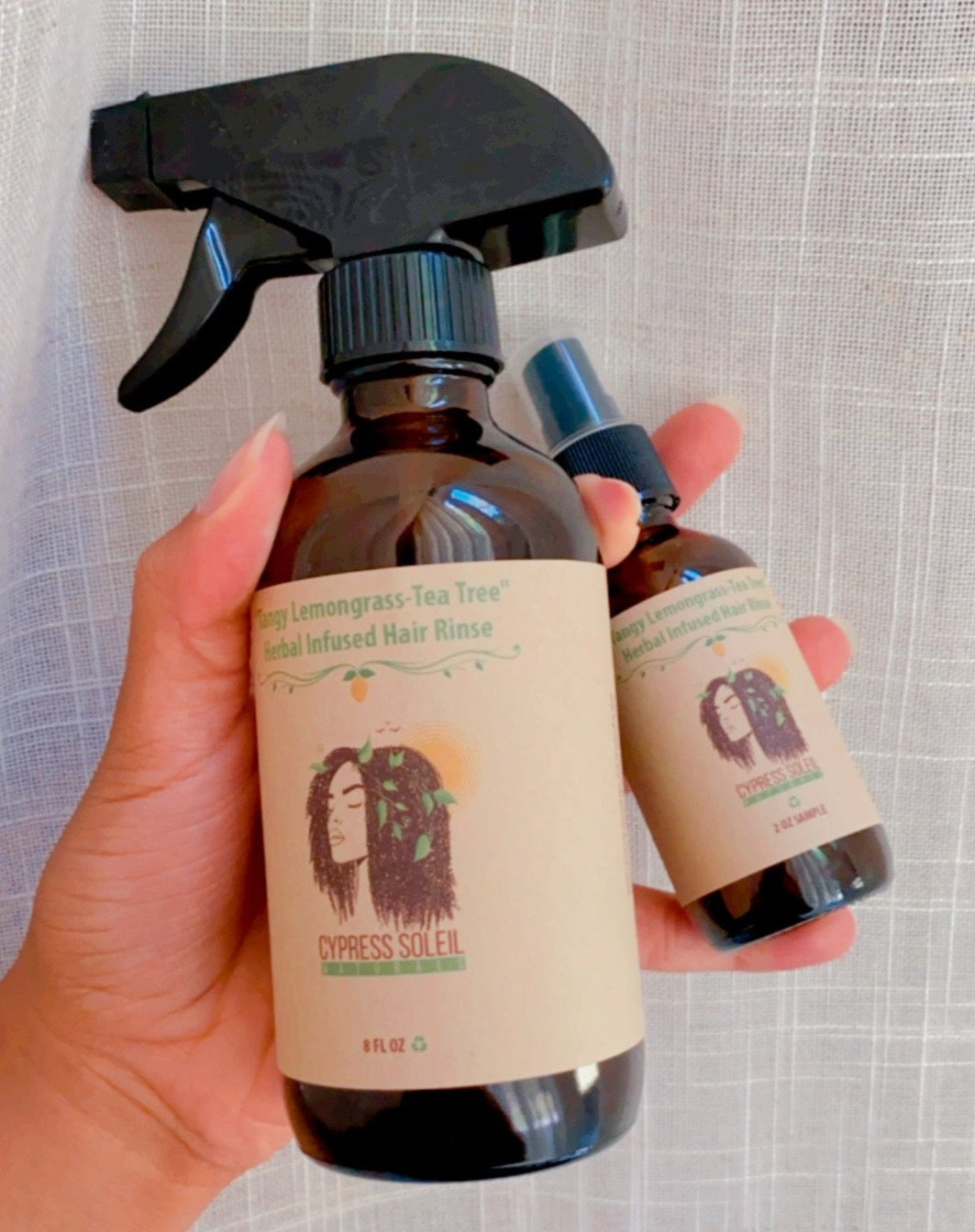 "Tangy Lemongrass" Herbal Infused Hair Rinse