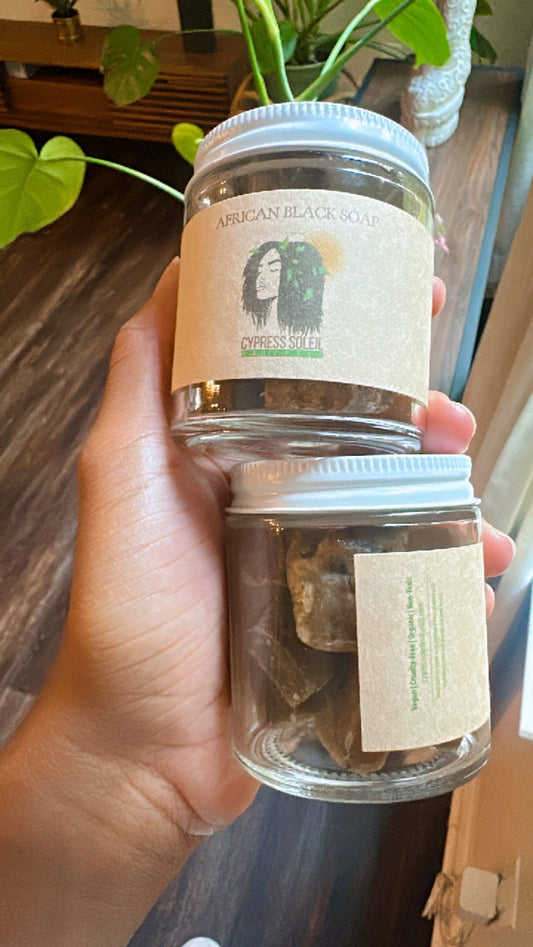 African Black Soap Chunks