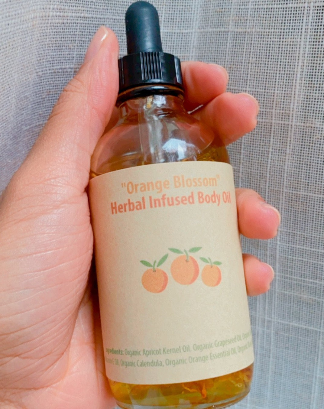 "Orange Blossom" Herbal Infused Body Oil