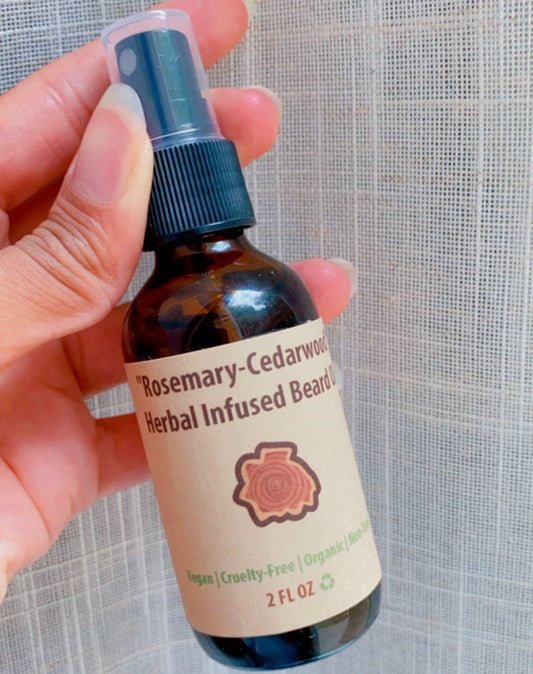 “Rosemary-Cedarwood" Herbal Infused Beard Growth Oil