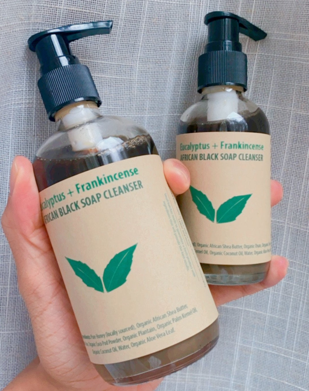 Eucalyptus + Frankincense African Black Soap Cleanser