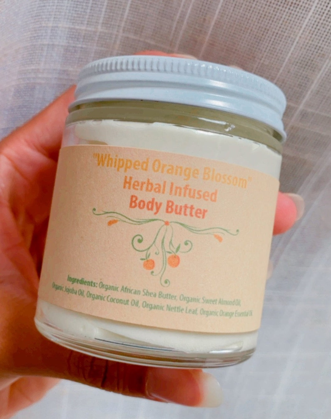 "Whipped Orange Blossom" Herbal Infused Body Butter