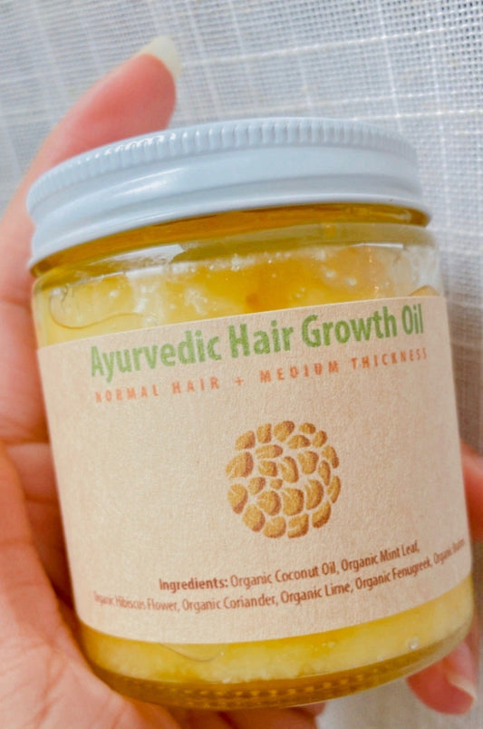 Ayurvedic Hair Oil - Normal Hair + Medium Thickness