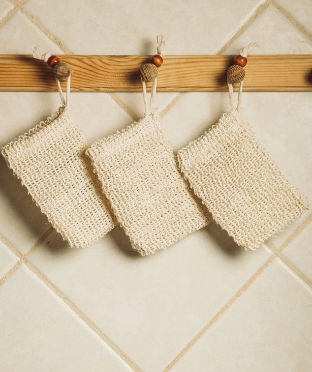 Sisal Soap Bag Set of 3