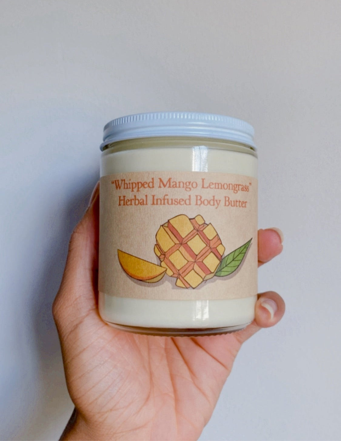 “Whipped Mango Lemongrass” Herbal Infused Body Butter