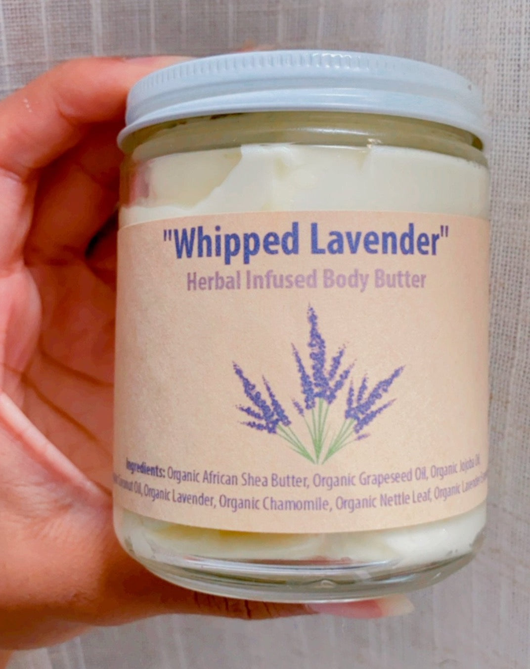 "Whipped Lavender" Herbal Infused Body Butter